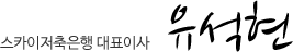 스카이저축은행 대표이사 유석현